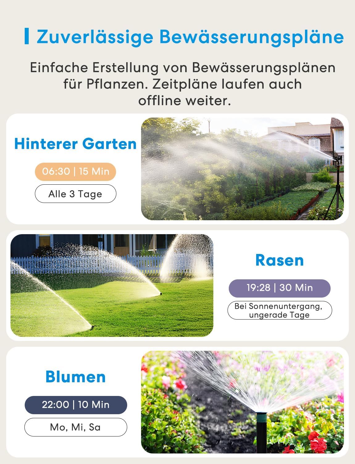 Bewässerungscomputer, EU-Version mit Hub MSH400