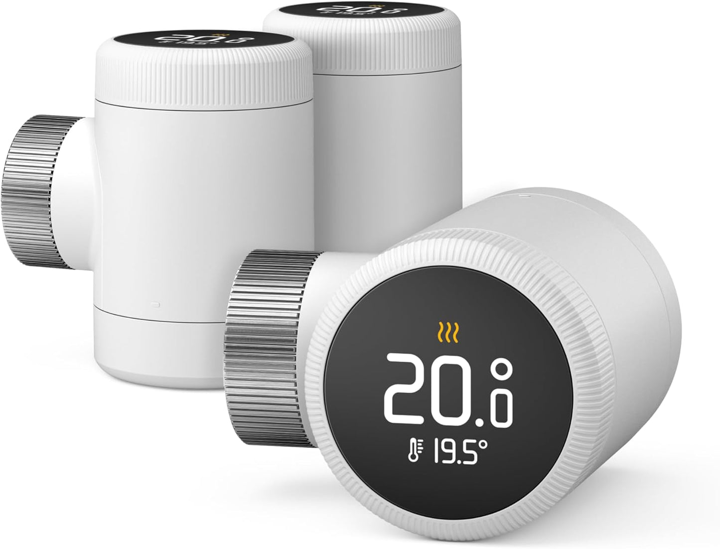 Smartes Heizkörperthermostat X Trio Pack mit App-Steuerung, Zusatz X Zusatz: 3x Heizkörper-Thermostat