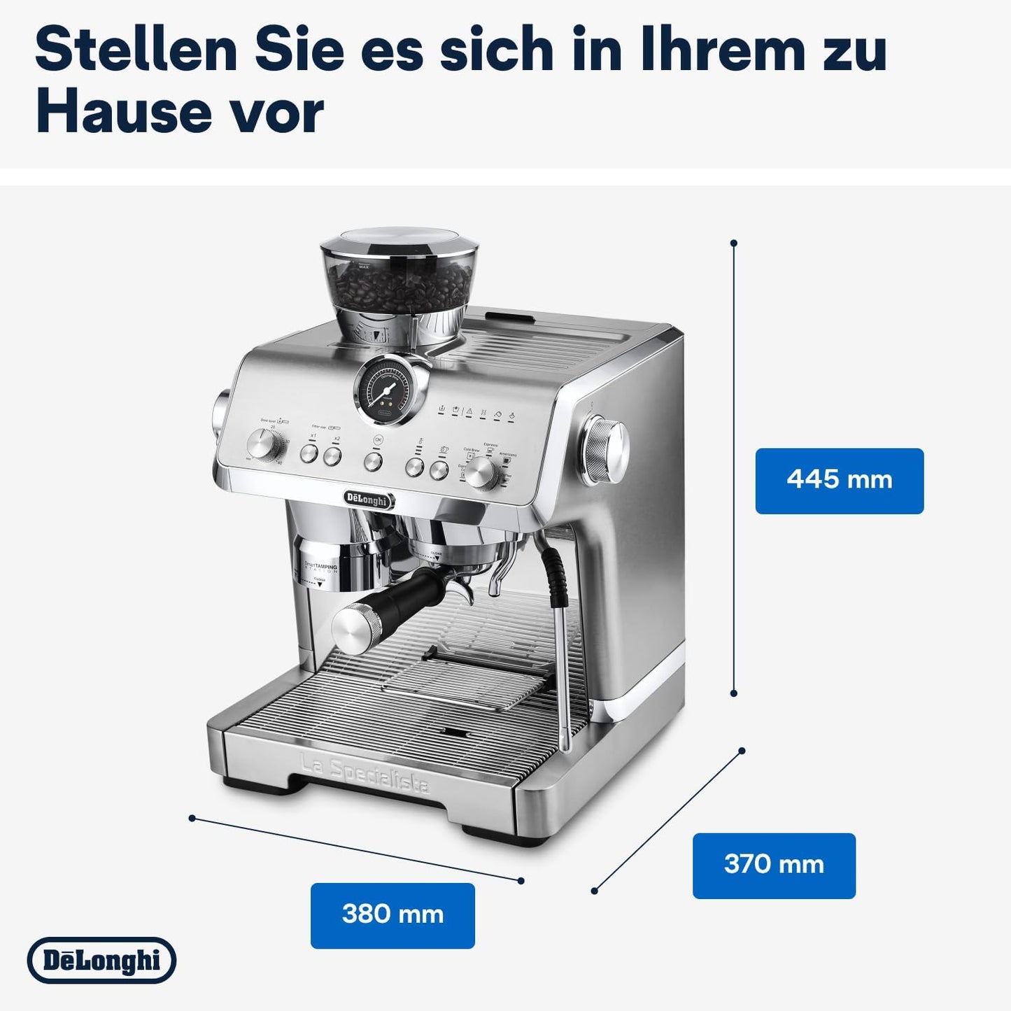 La Specialista Opera Siebträgermaschine, Metall mit Cold Brew