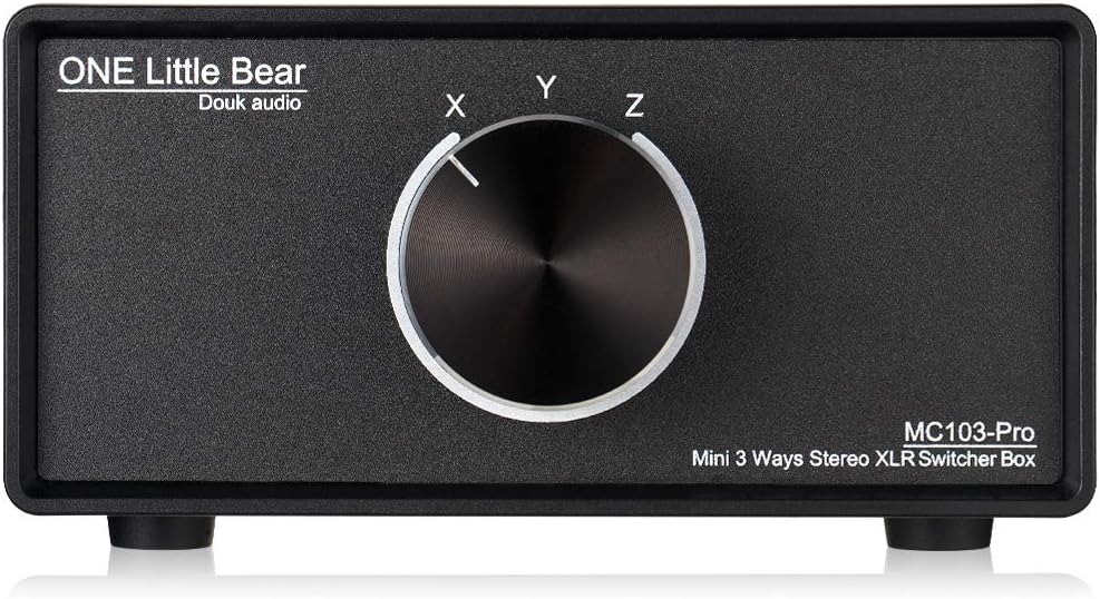 3-Wege XLR Audio Umschalter (MC103 Pro), MC103 Pro 3-IN