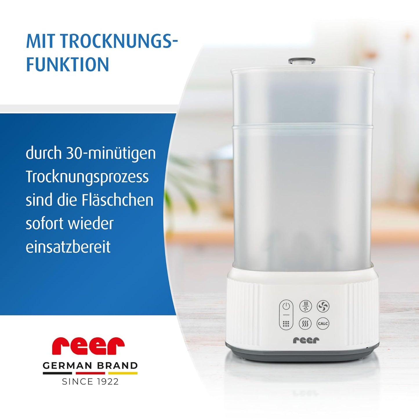 Dampfvaporisator mit Trocknungsfunktion