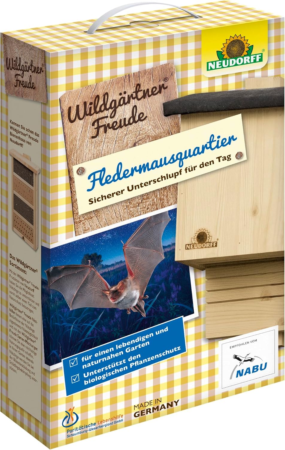 Wildgärtner Fledermausquartier für Naturschutz