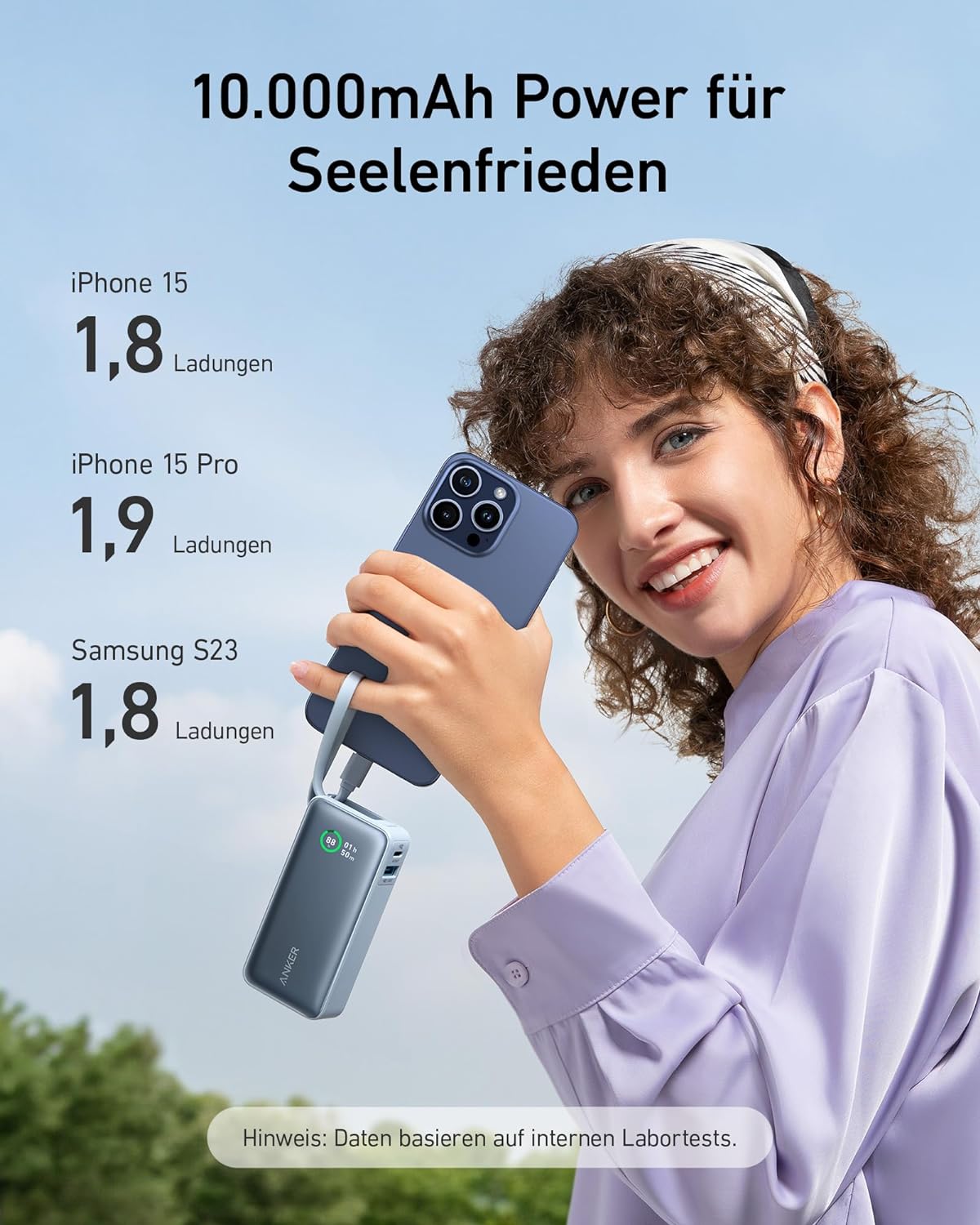 Nano Power Bank, Weiss