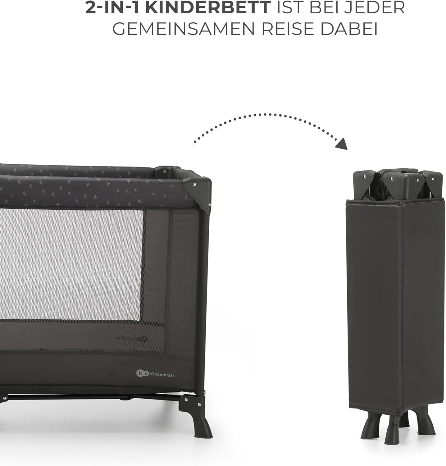 Reisebett Joy Light, Joy light Light Grey