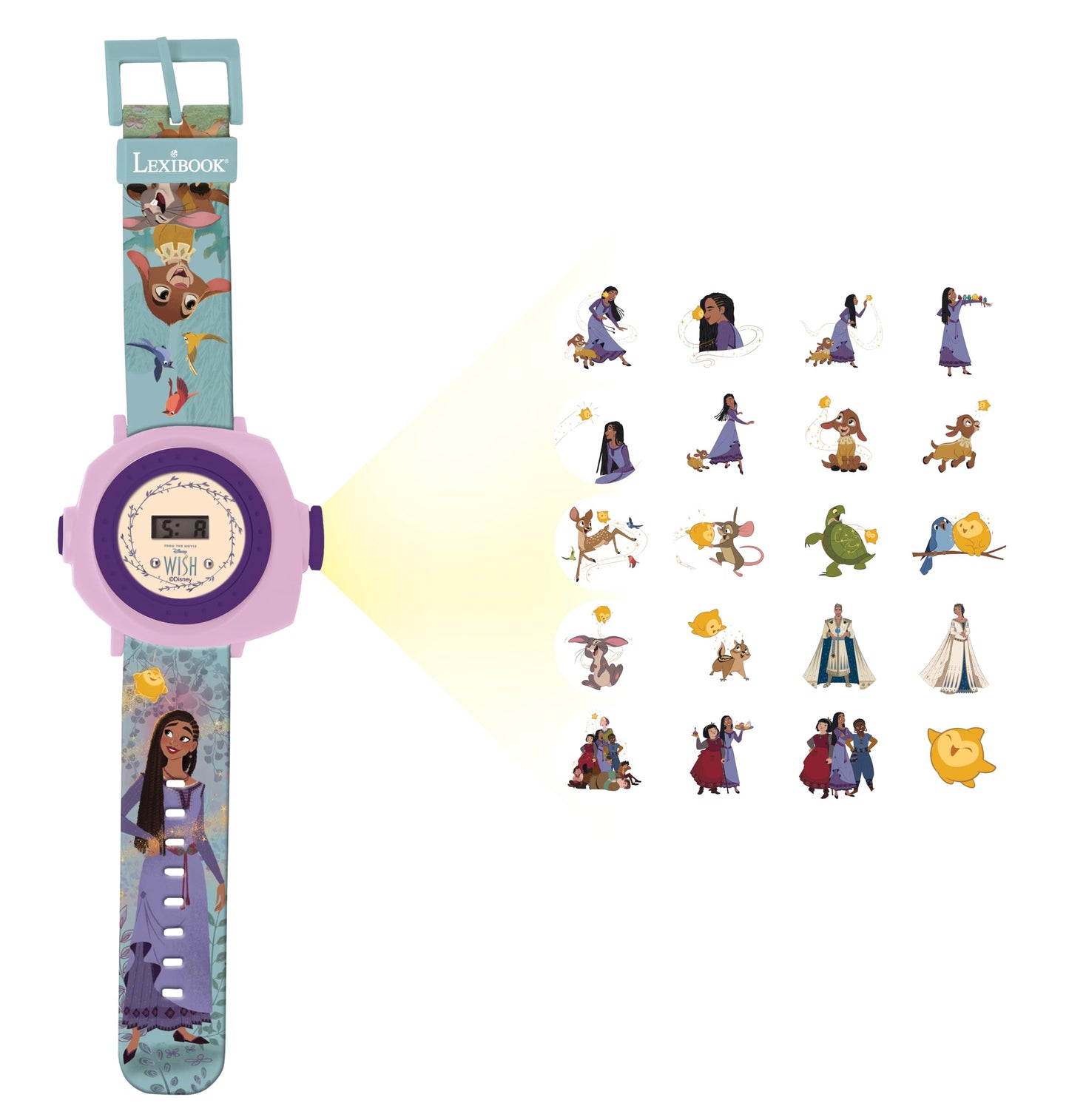 Disney Wish digital projection watch (DMW050WI), Disney Wish