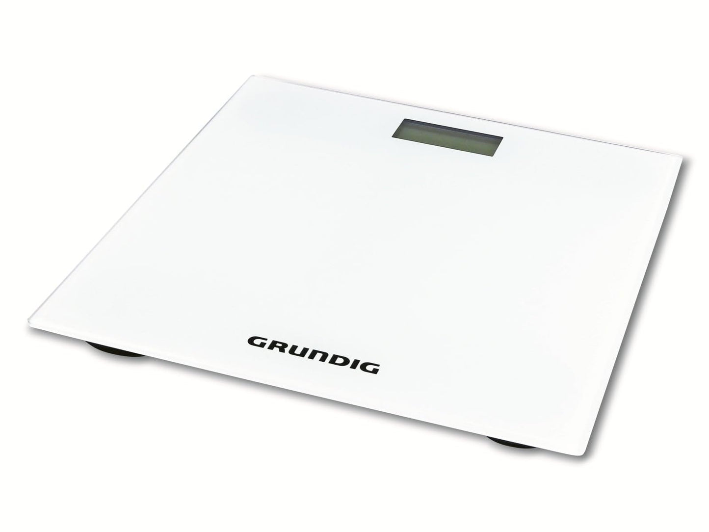 Digitale Körperwaage mit LCD-Display, Weiss