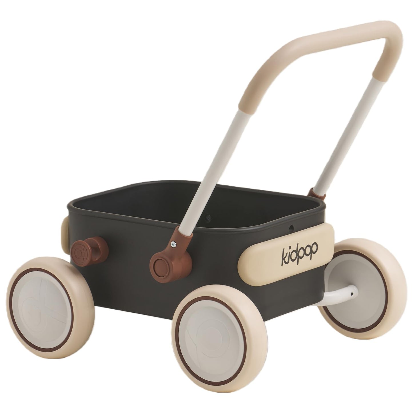 2-in-1 Baby Lauflernwagen Pula, Schwarz