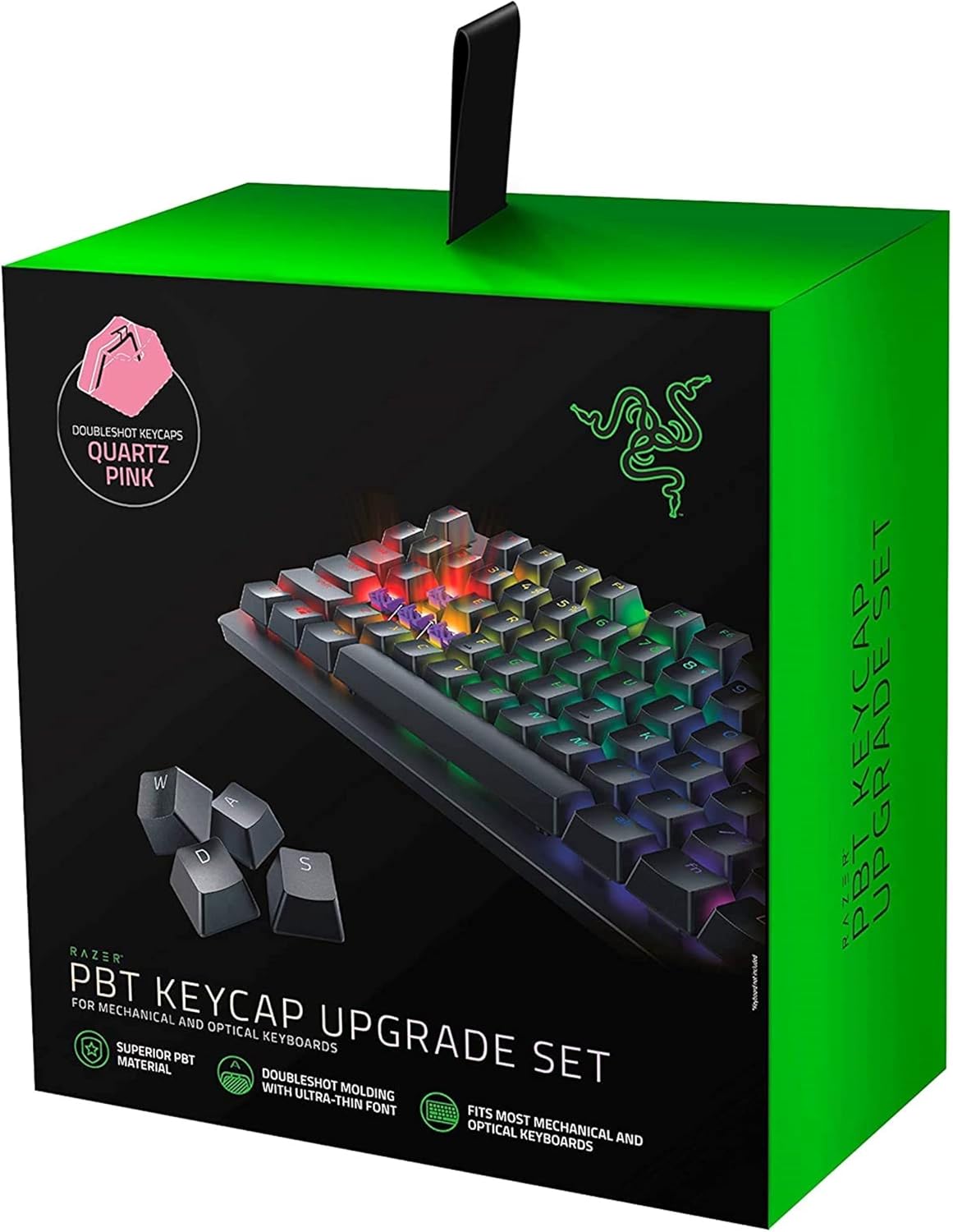 Keycap Set für Gaming Tastatur, Quartz PBT Keycaps Single