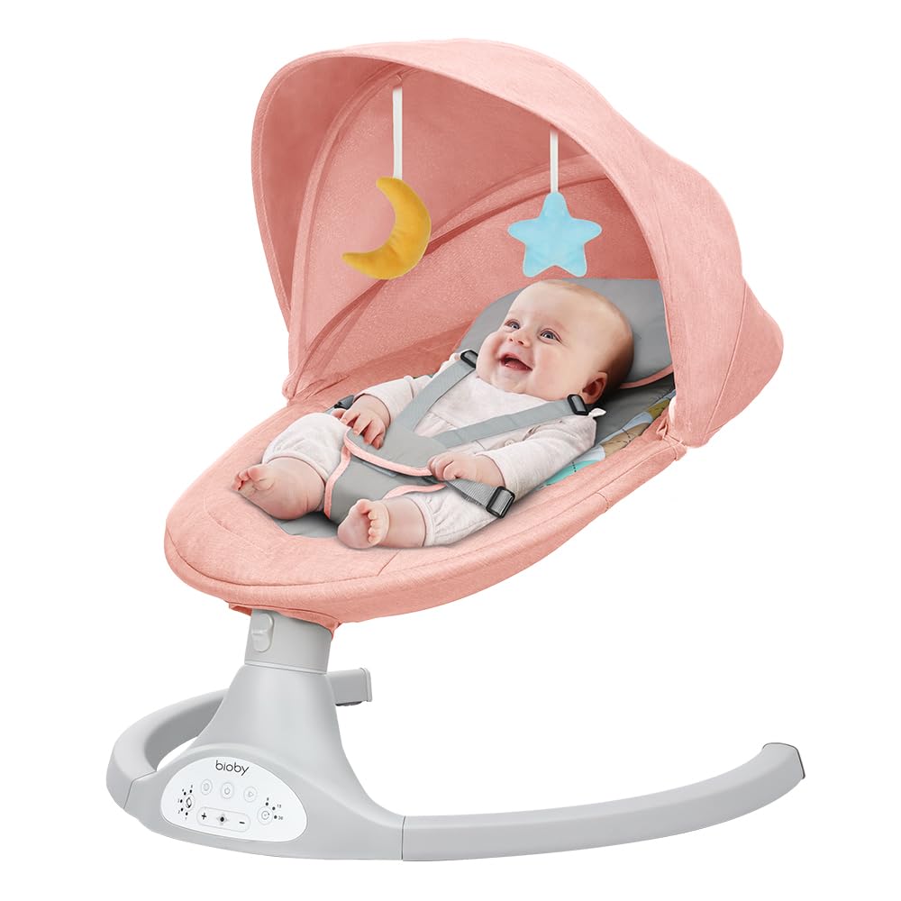Elektronische Babywippe, Rosa