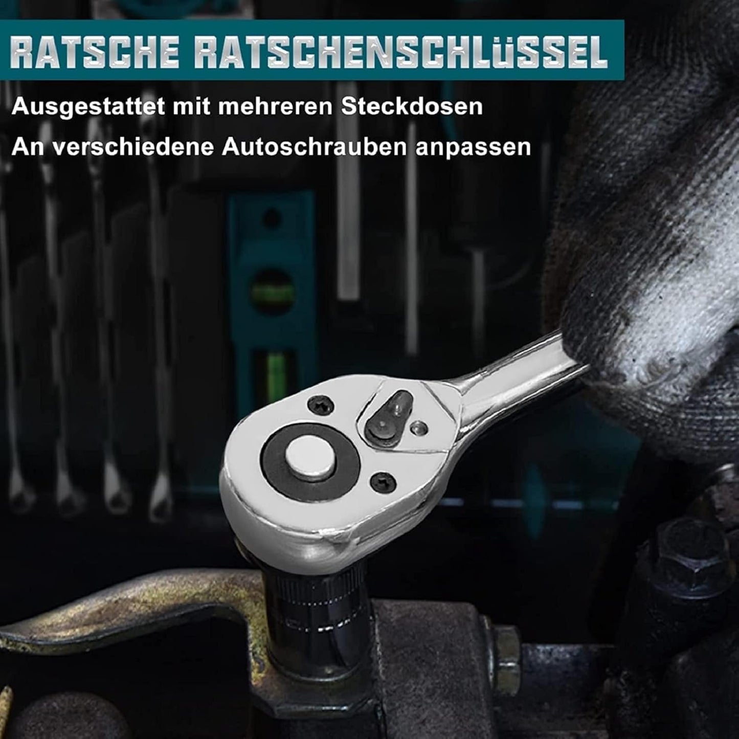 257-teilige Werkzeugkoffer, Blau