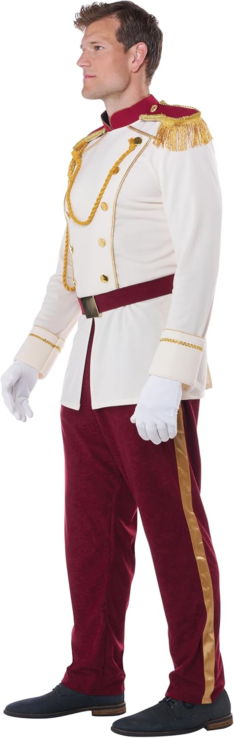 Royal Storybook Herren-Kostüm, S Cream/Chocolate Red