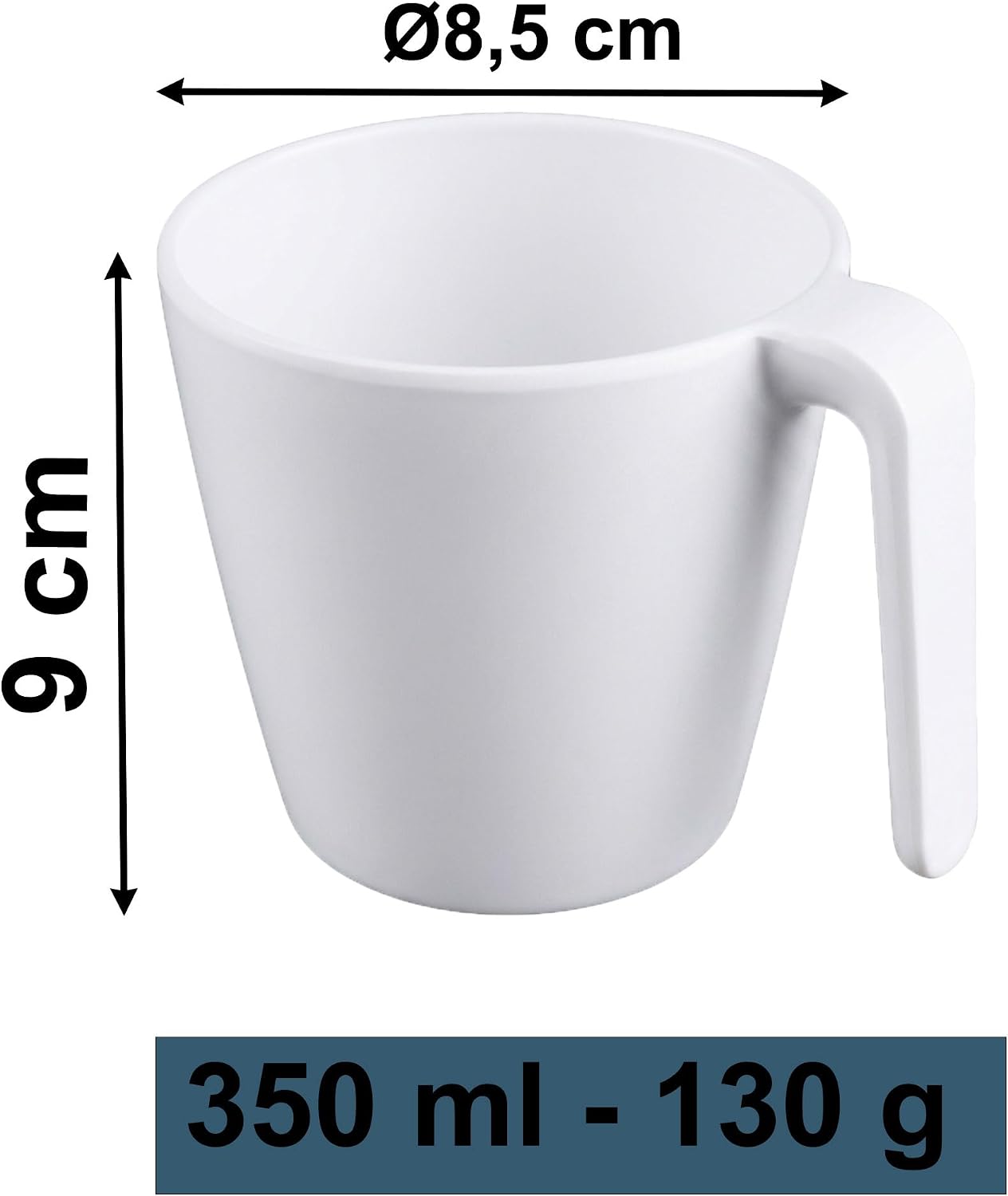 4-teiliges Tassen-Set, 4 Teile - NUR Tassen