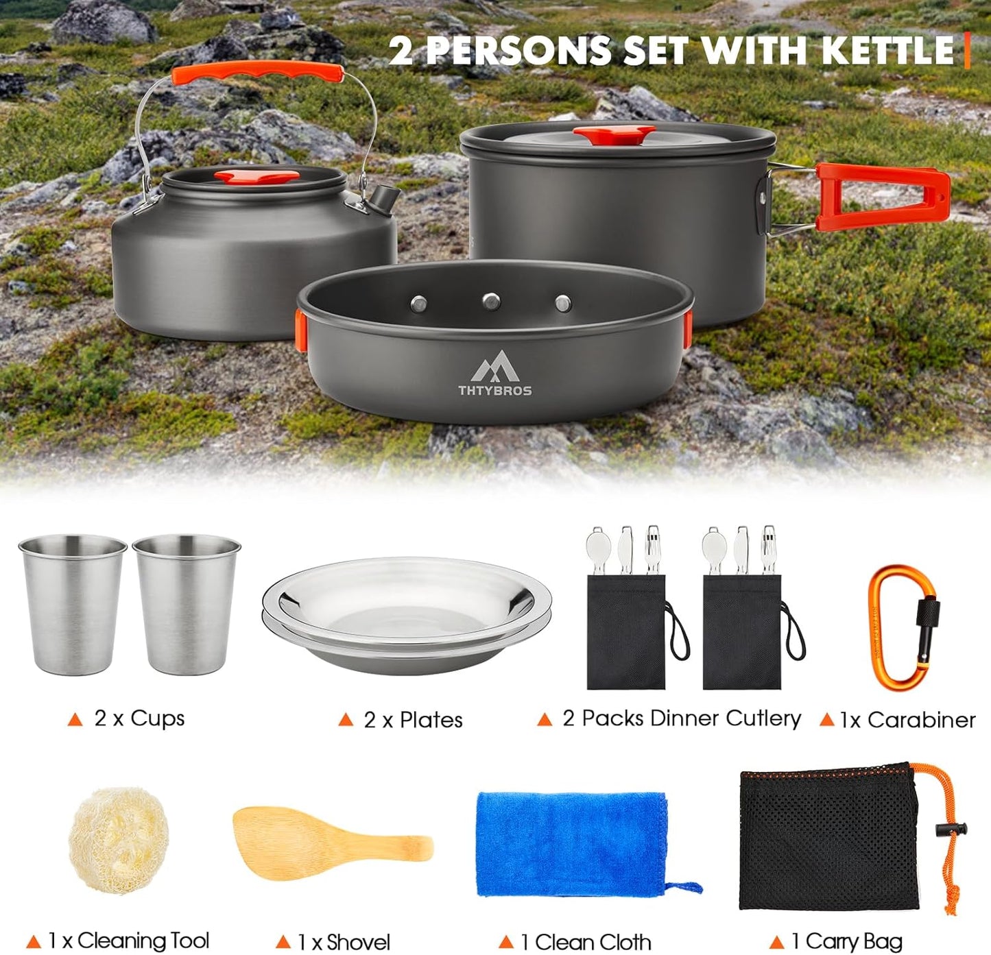 Camping-Kochgeschirr-Set