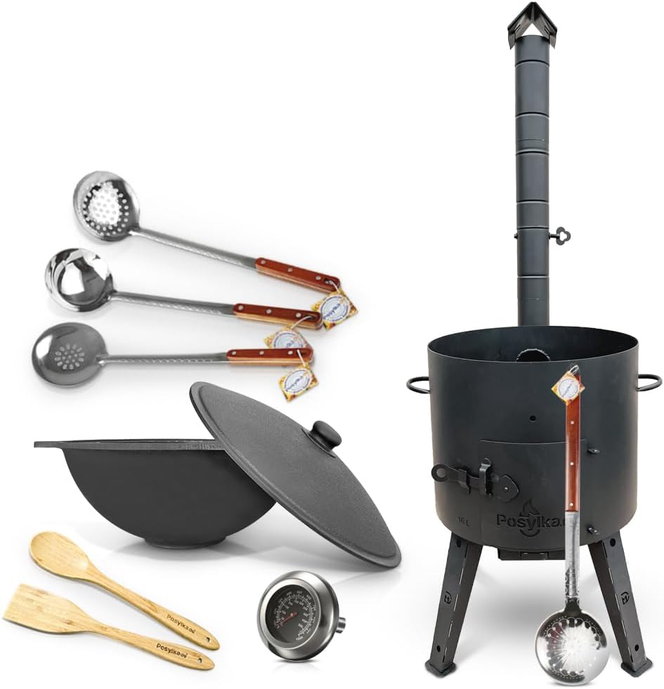 6-teiliges Utschak Feuerofen Set, Set 6