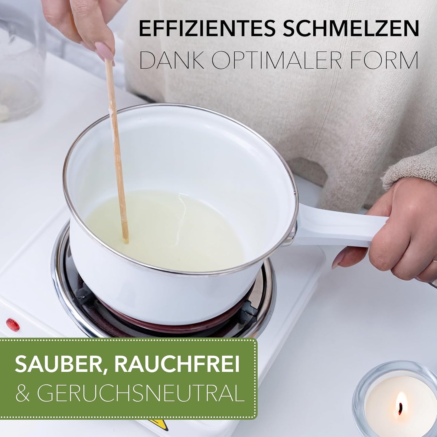 Wachsgranulat für Kerzenherstellung, 10 kg