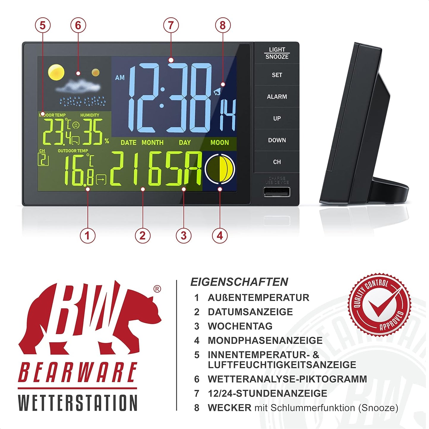‎A305616x1 Funk Wetterstation