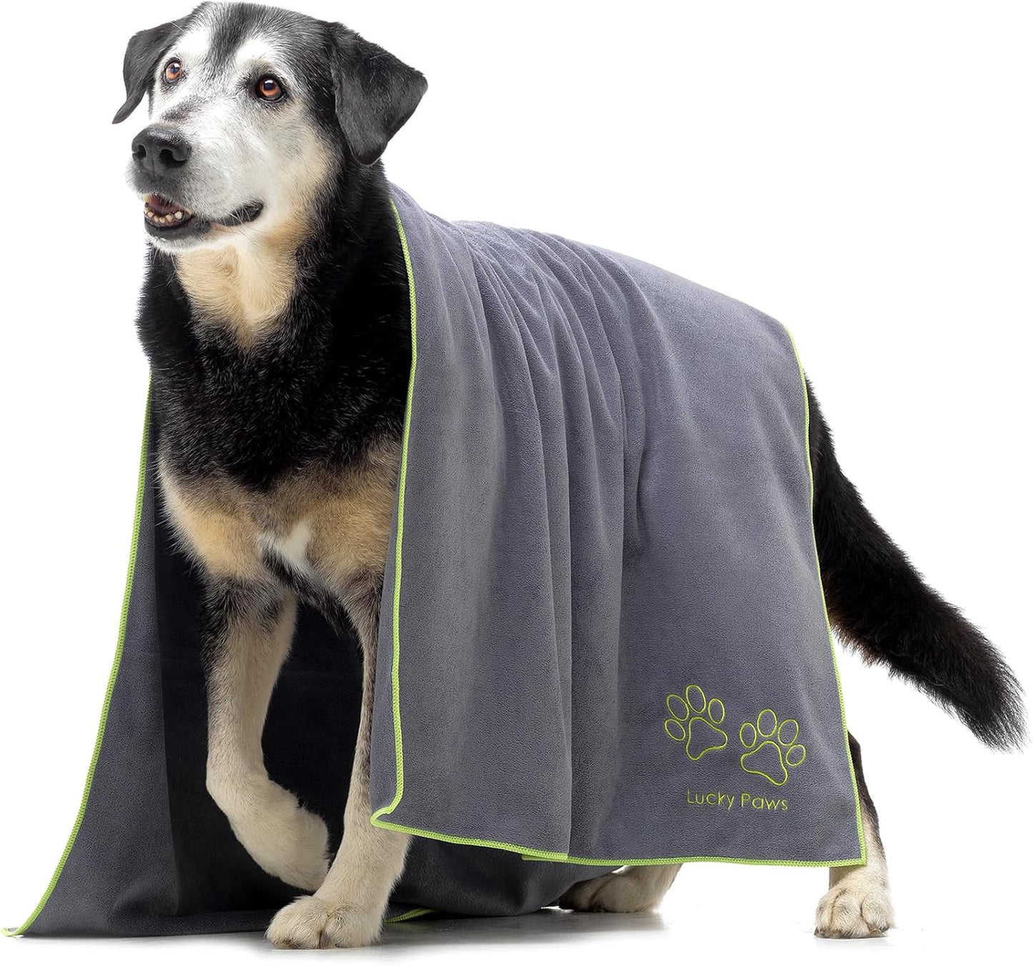 Hundehandtuch schnelltrocknend, Pack of 1 Grau