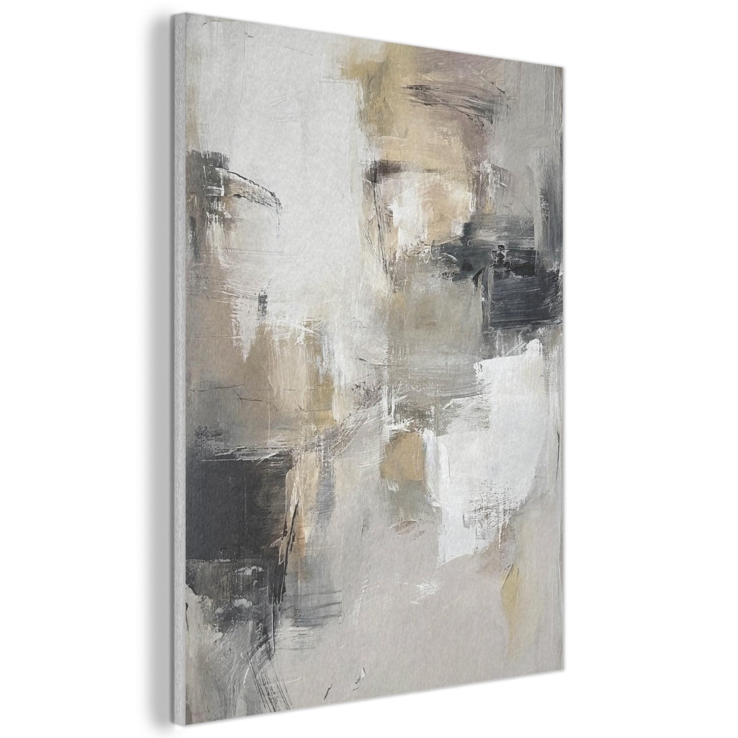 Filzbild Wall Art, 70x100 cm, 70L x 100B cm Farbpalette - Pinselstriche