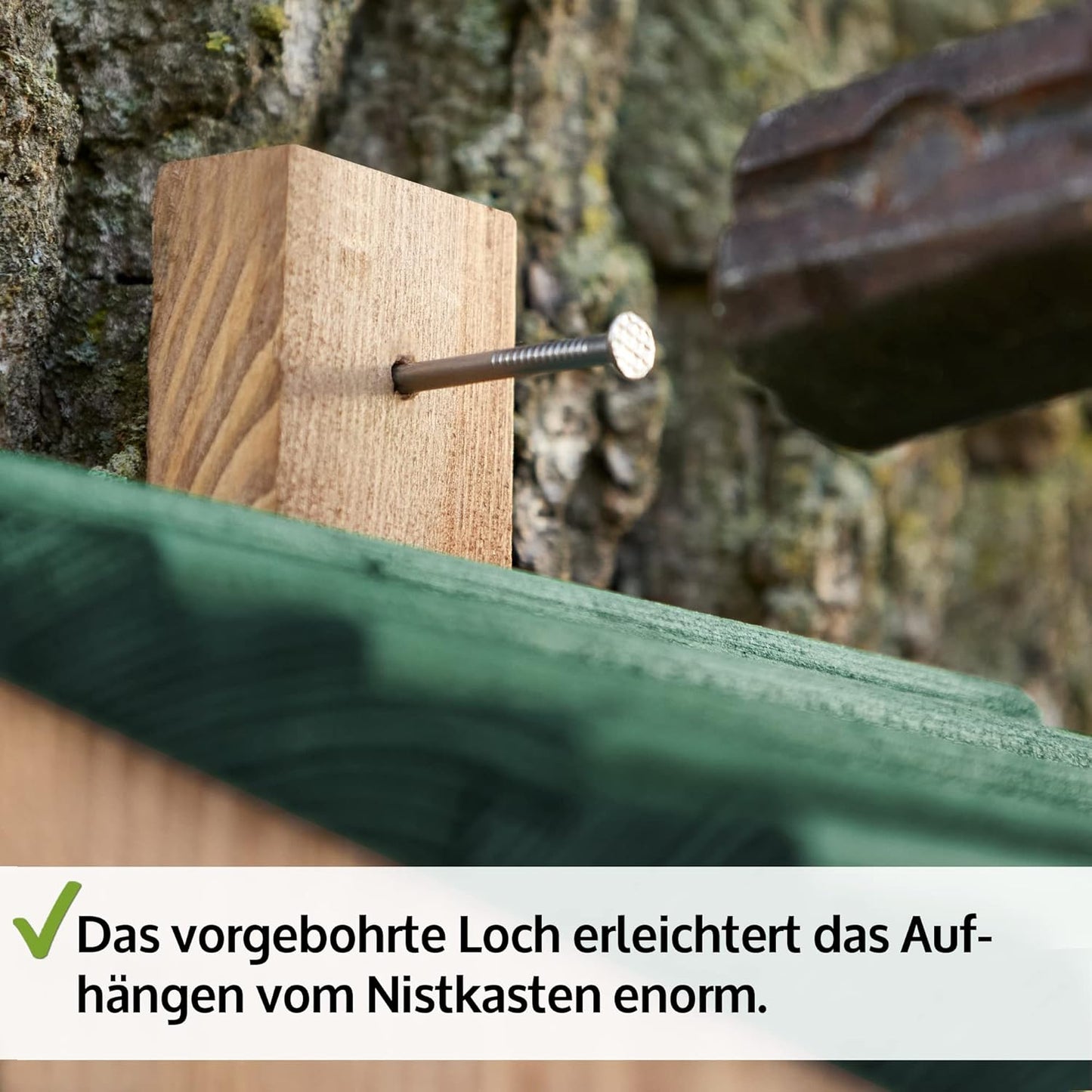 Nistkasten für Wildvögel, Nistkasten Grün