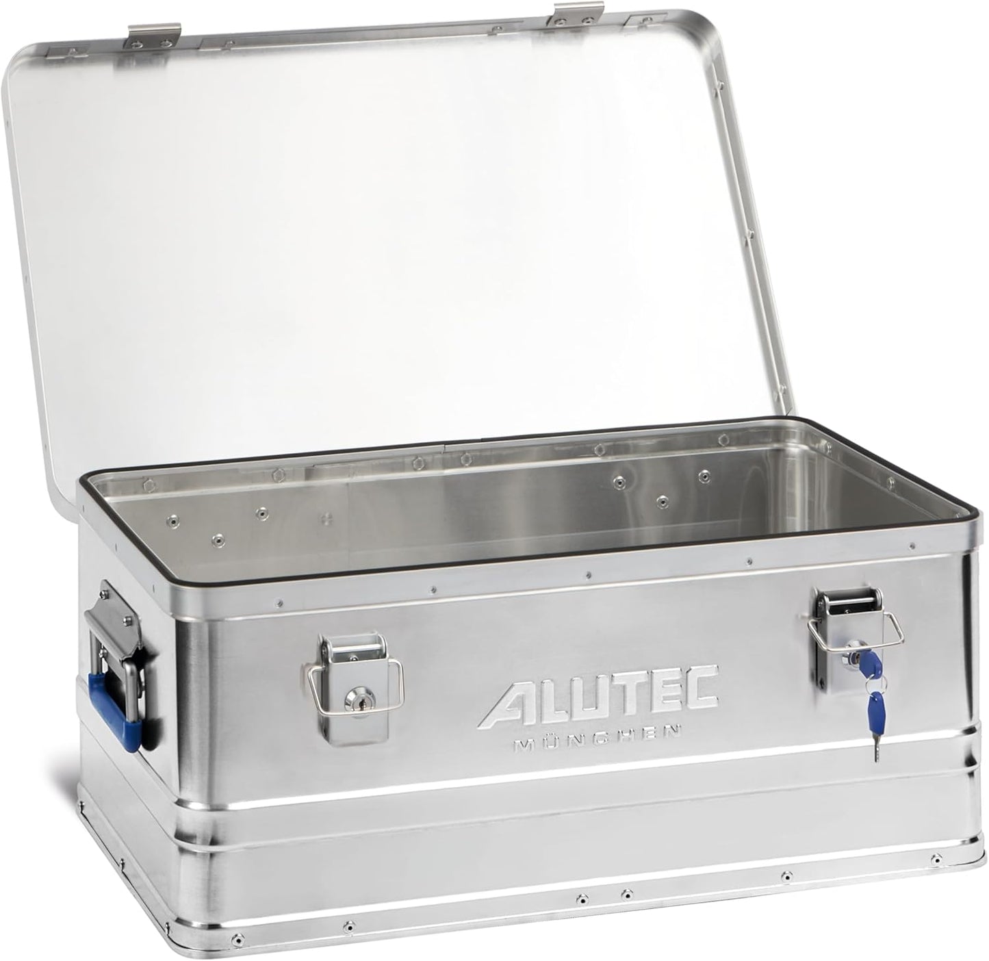 Abschliessbare Aluminiumbox BASIC 40, 40 Liter + Schloss