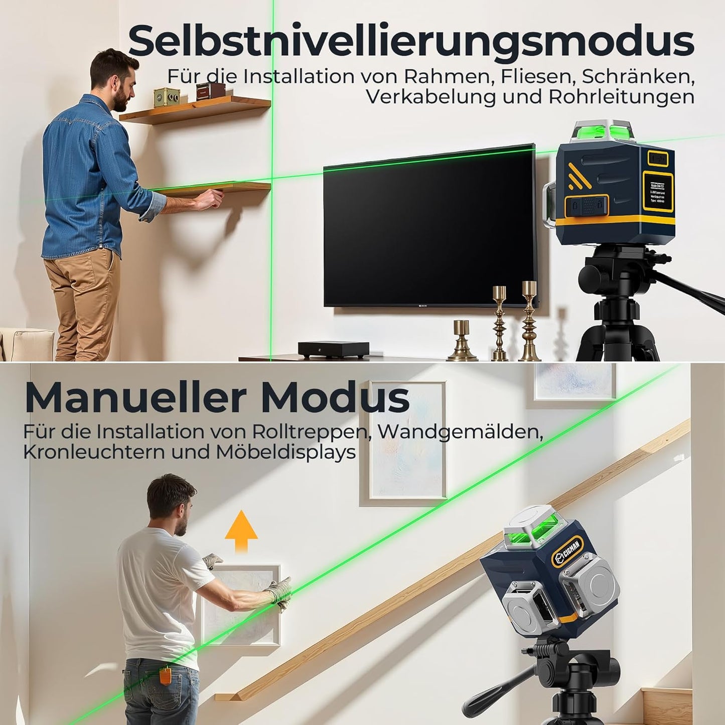 CM-701 Kreuzlinienlaser für den Innenbereich, CM-701
