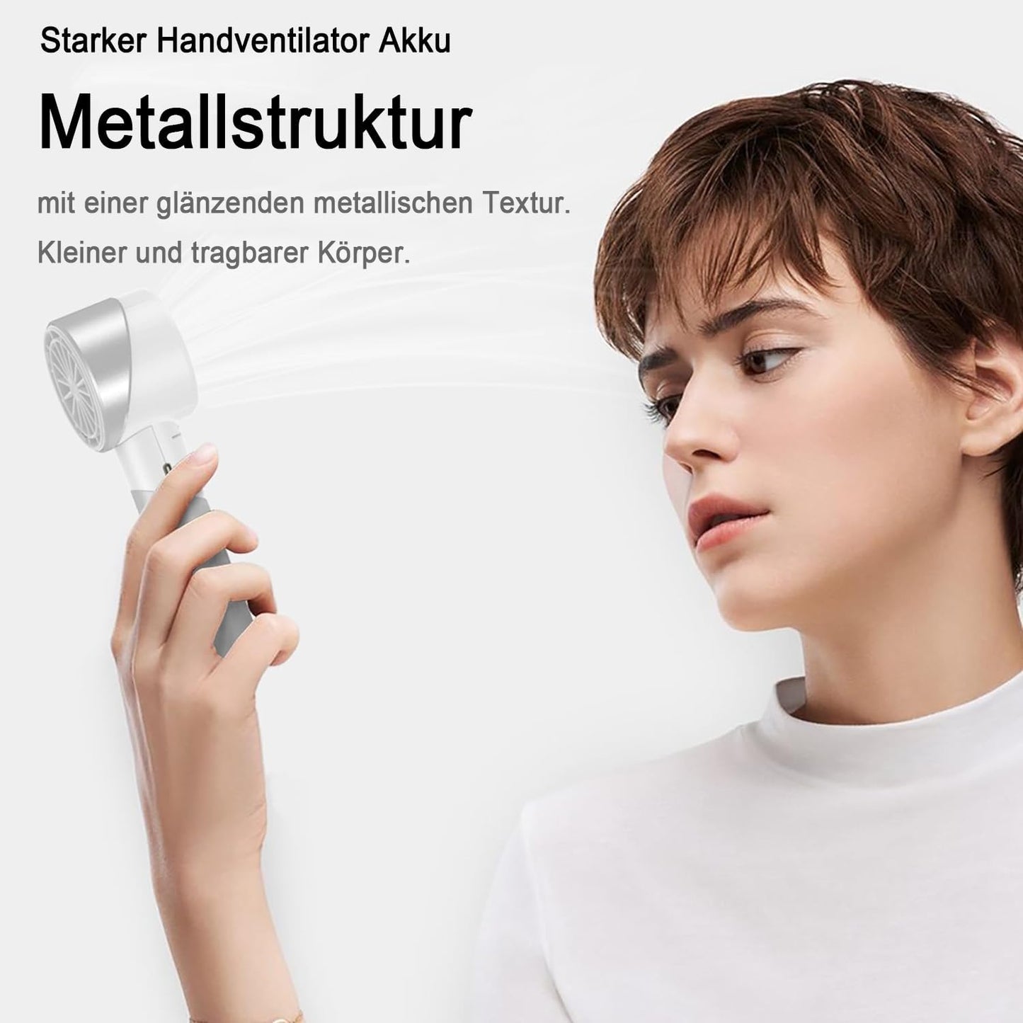 Mini-Handventilator, Weiss