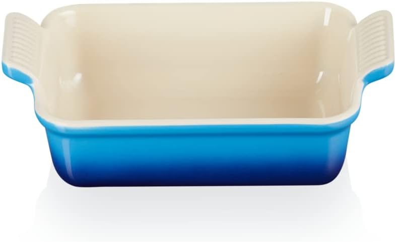Rechteckige Auflaufform Tradition, Blau 19 cm