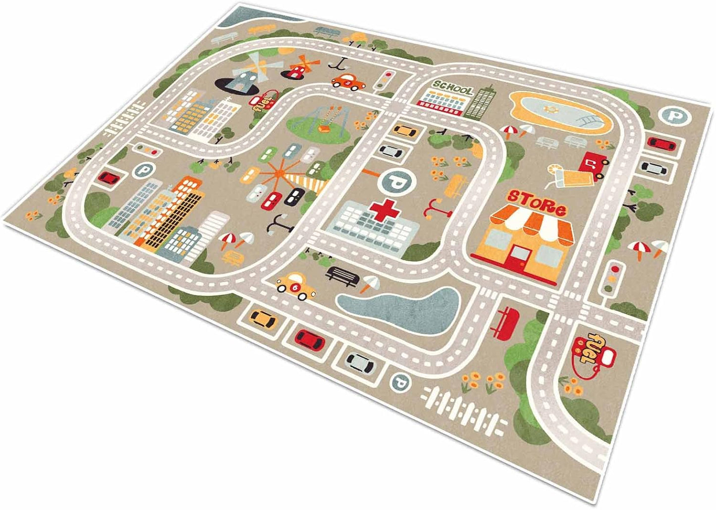 Spielteppich Strasse, 80 * 120 cm F
