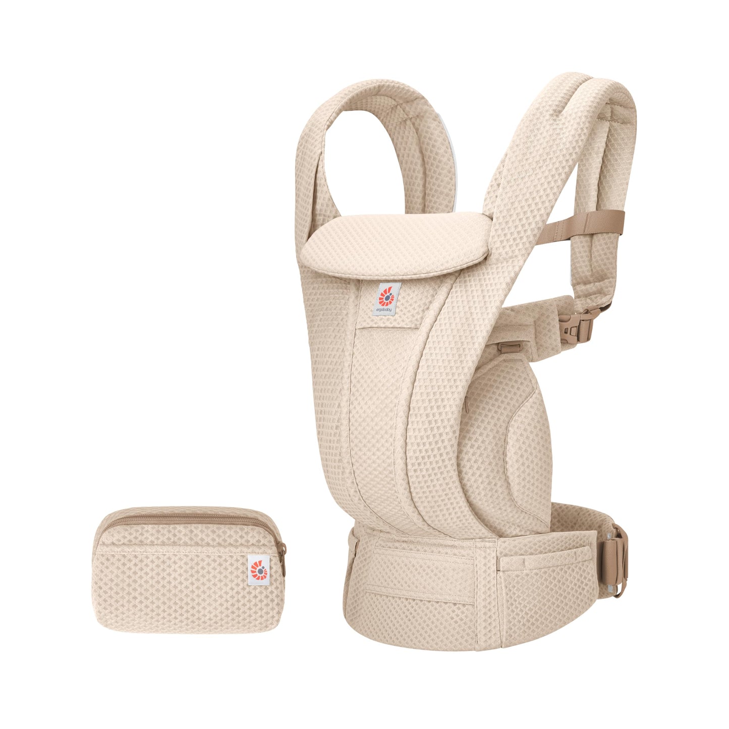 Omni Deluxe Babytrage, Natural Beige Mesh