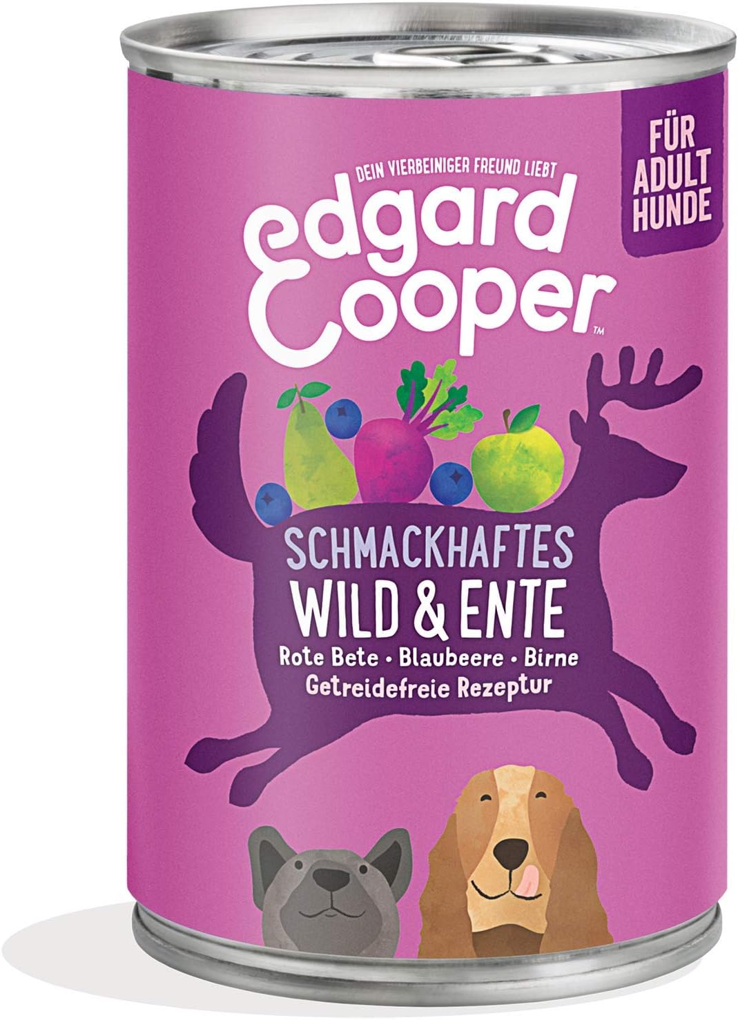 Hundefutter nass, Wild/Ente