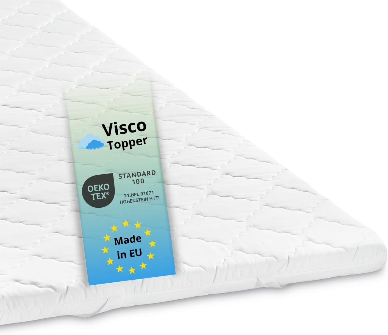 Viscoschaum Matratzentopper 90x200 cm, 90 x 200 ; Viscoschaum