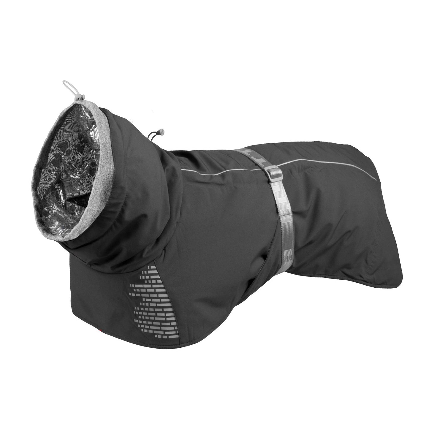 Warmer Hundemantel, 22 in grau