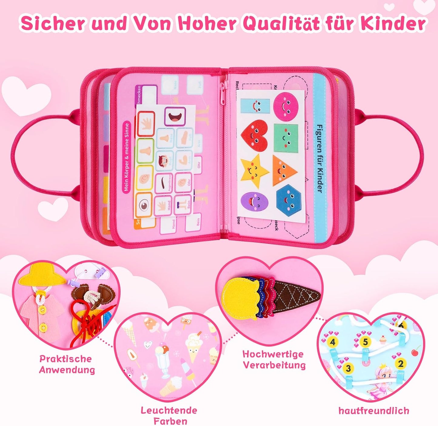 Busy Board für Kleinkinder, Eiscreme