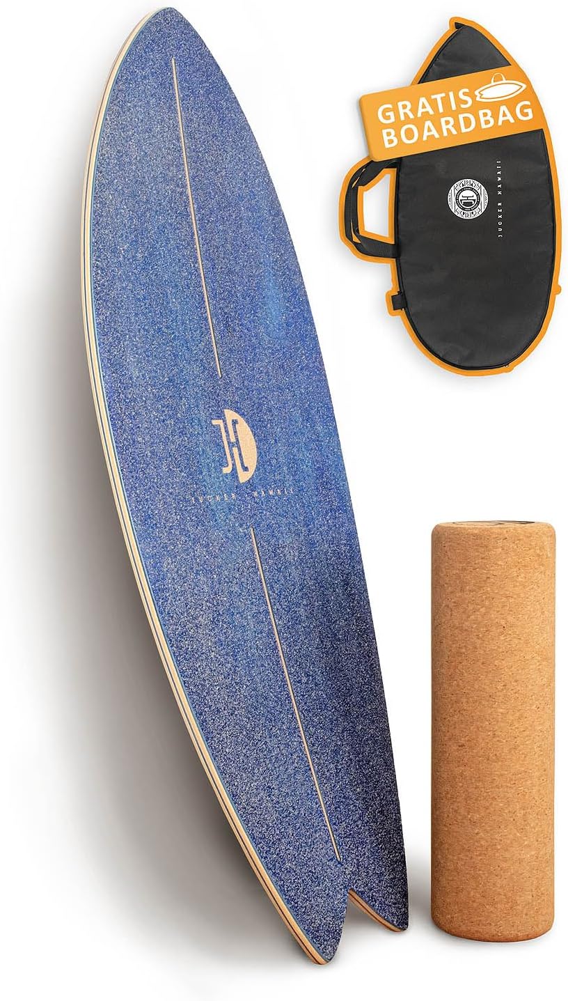 Balance Board Ocean Rocker, Blau + Rolle