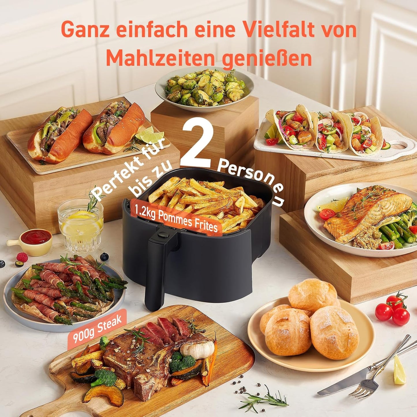 7-in-1 Heissluftfritteuse