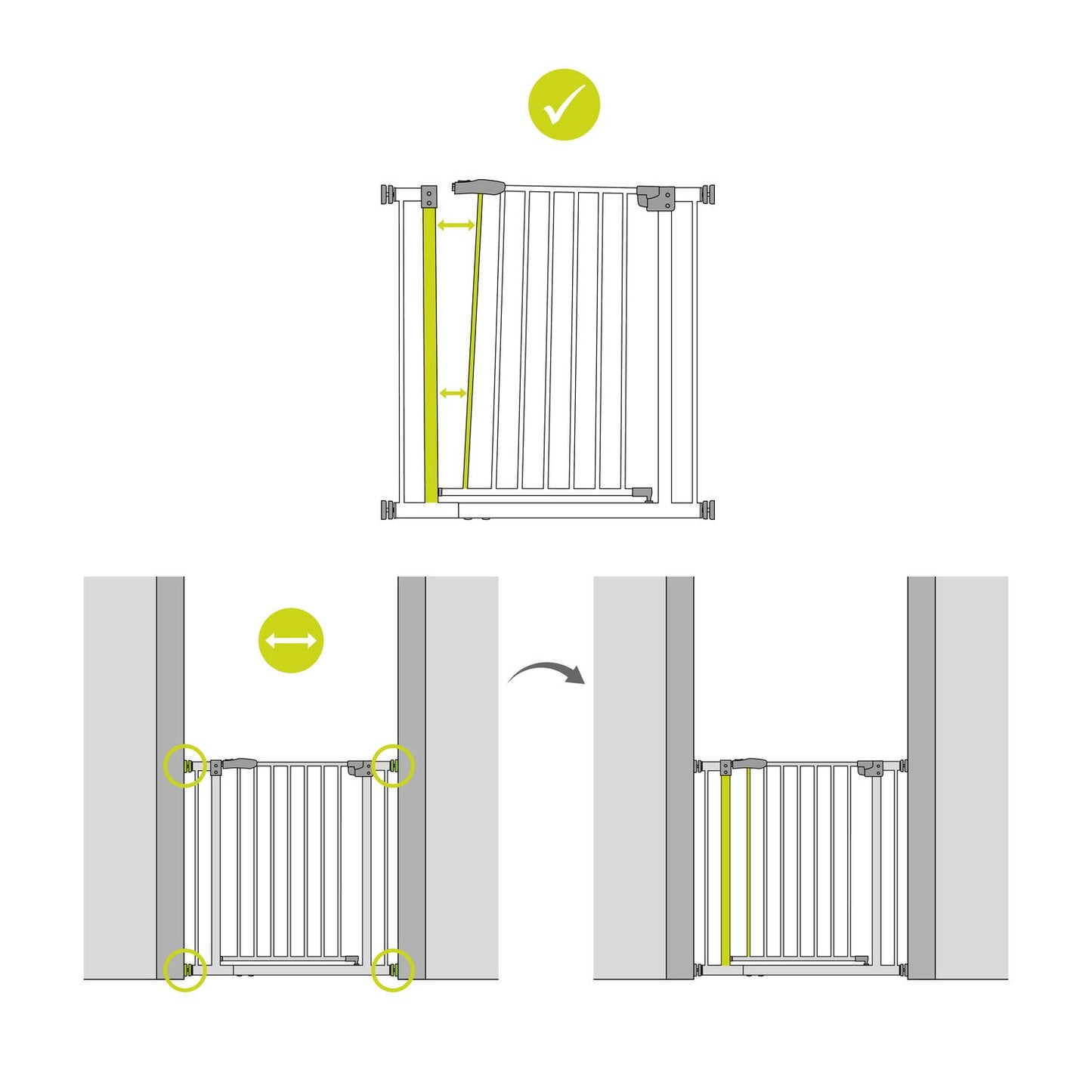 Wood Lock 2 Safety Gate