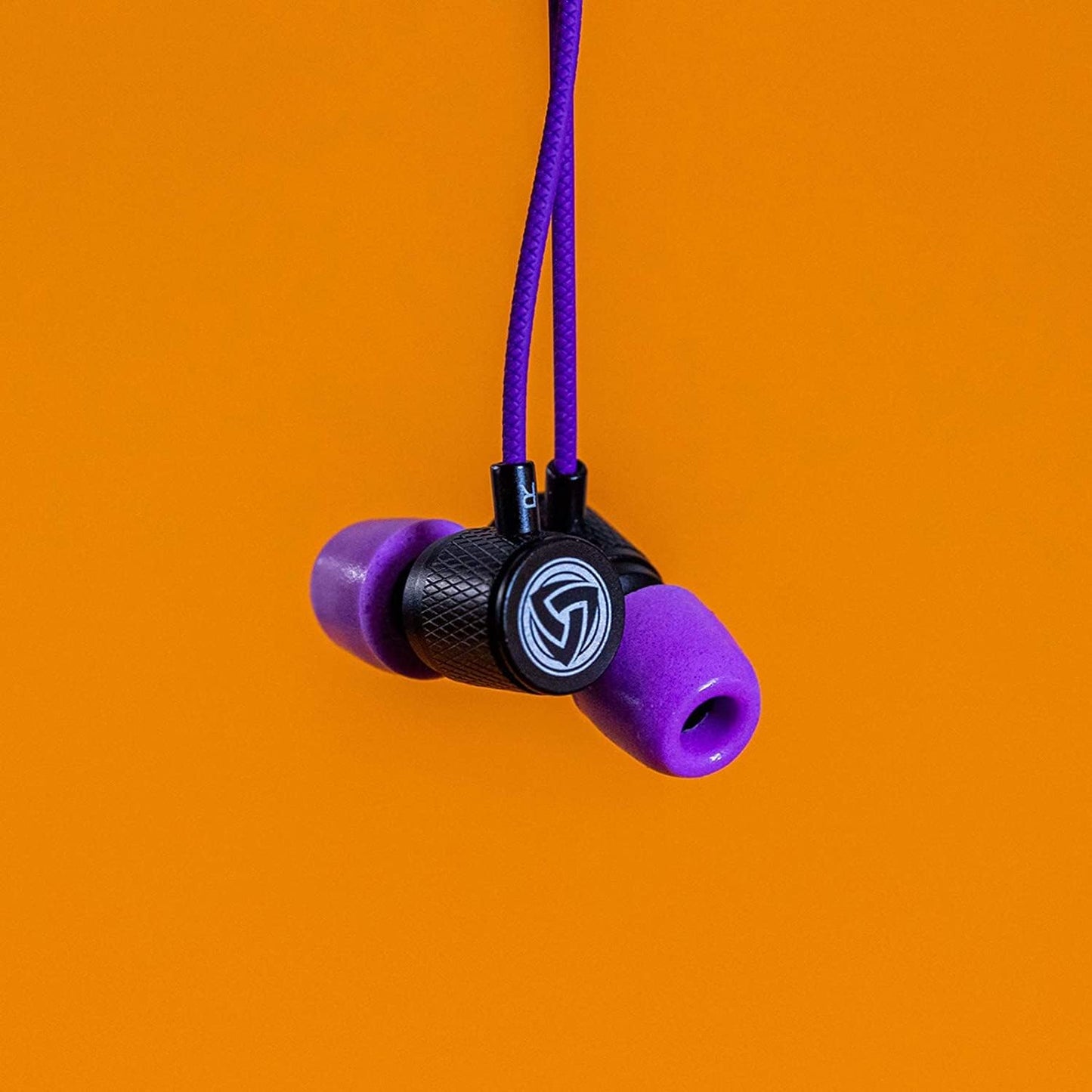 In-Ear Kopfhörer mit Kabel und Mikrofon, 3.5 mm Lila