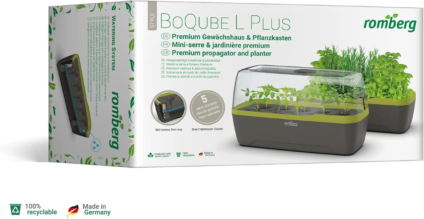 BoQube L Plus Pflanzsystem, Anthrazit-sommergrün, BoQube L Plus