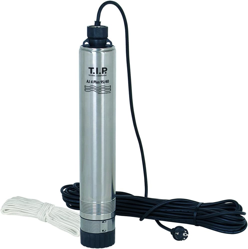 Tiefbrunnenpumpe mehrstufig 30, Fördermenge 5.500 l/h, Förderhöhe/Druck: 40 m / 4.0 bar Pumpe ohne Schlauch