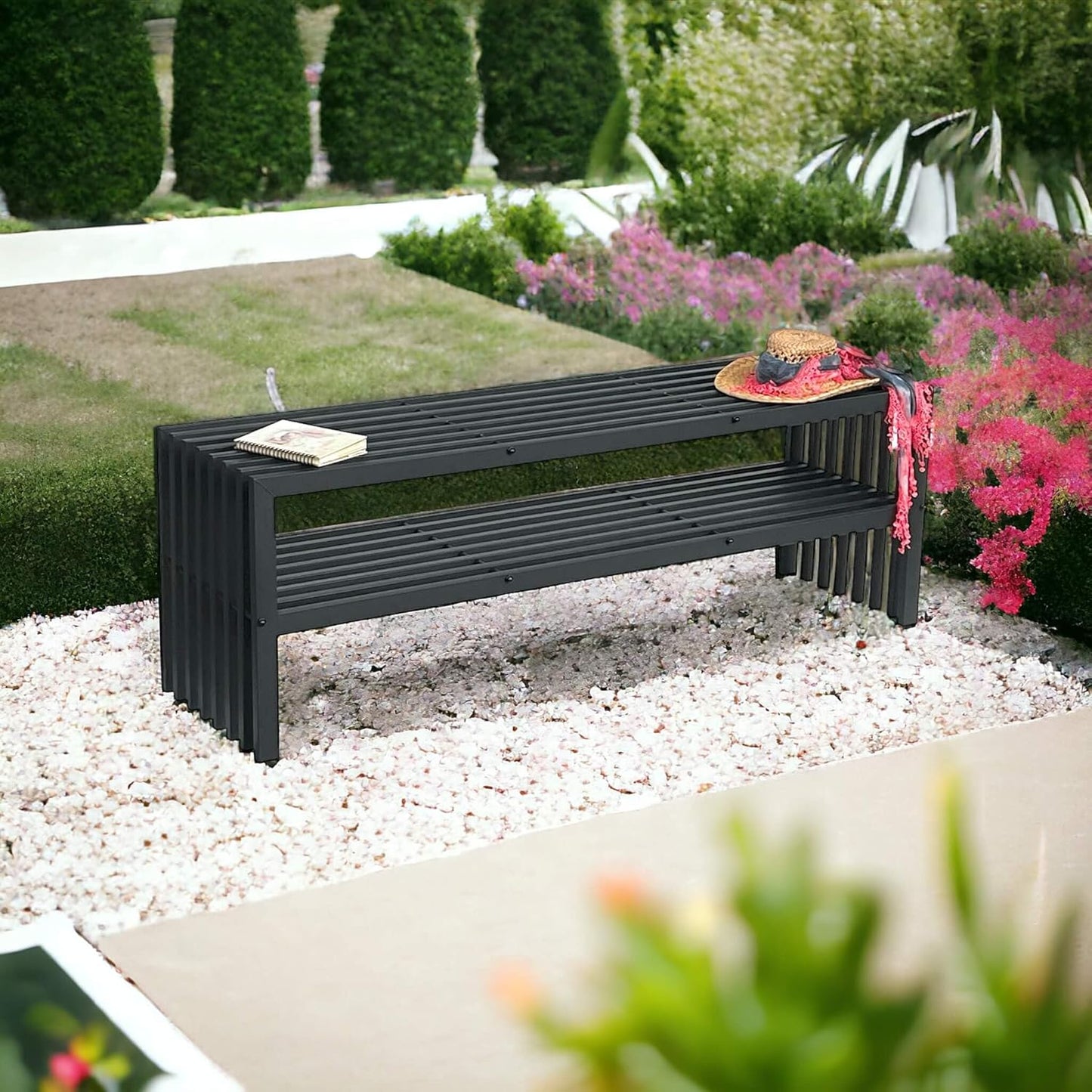 Gartenbank, 3-Sitzer, wetterfest