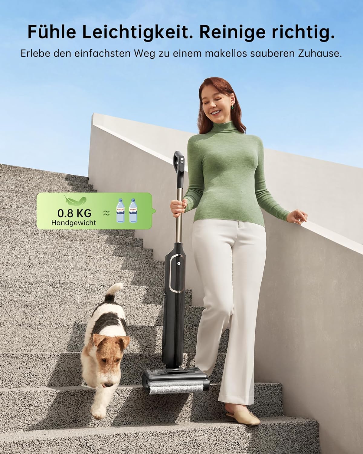 Nass-Trockensauger X7 mit Wischfunktion, Schwarz
