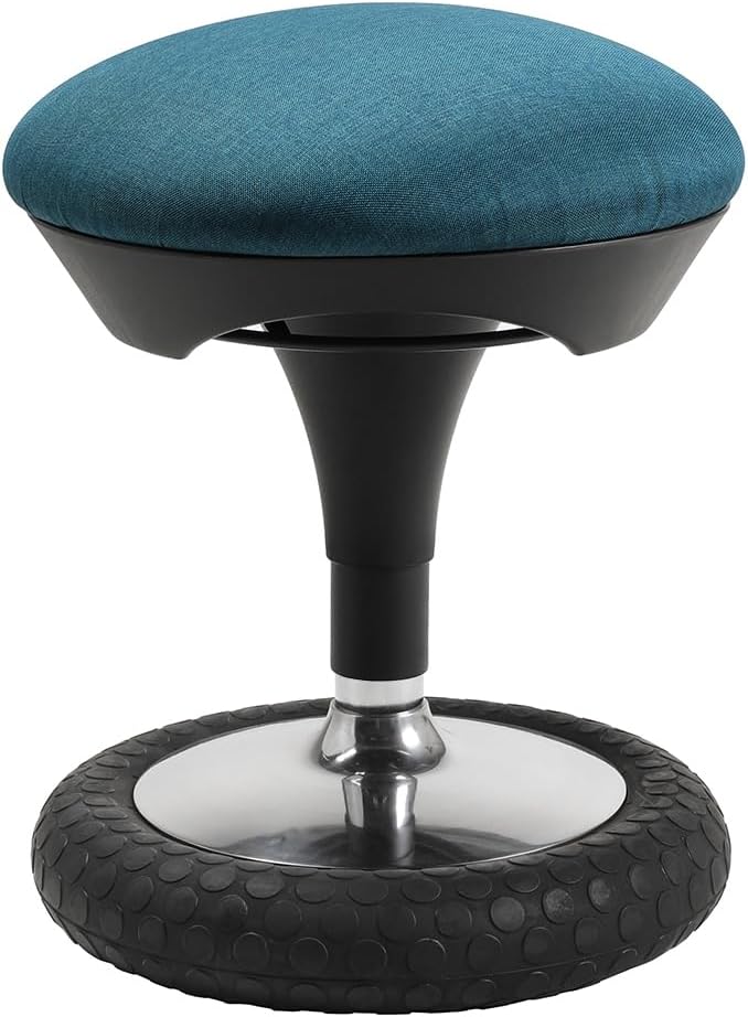 Sitness 20, ergonomischer Sitzhocker mit Schwingeffekt, Petrol