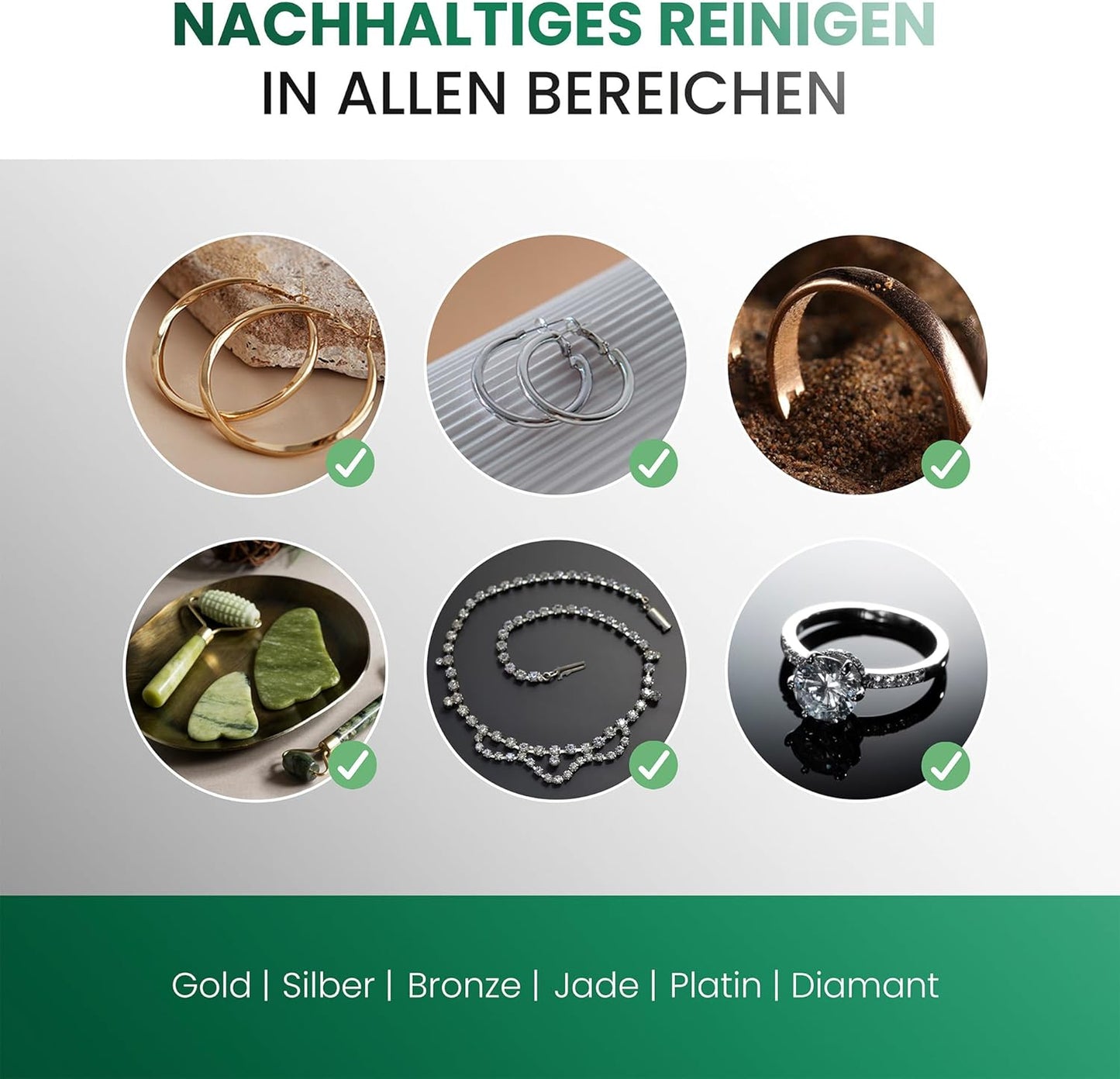 Schmuckreiniger-Konzentrat für Ultraschallgeräte (1 l), Schmuck 1 l (1er Pack)