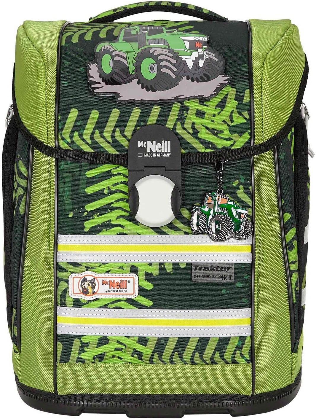 ERGO Primero Schulranzen-Set Traktor (4-tlg.), Traktor ca. 30 x 38 x 22 cm