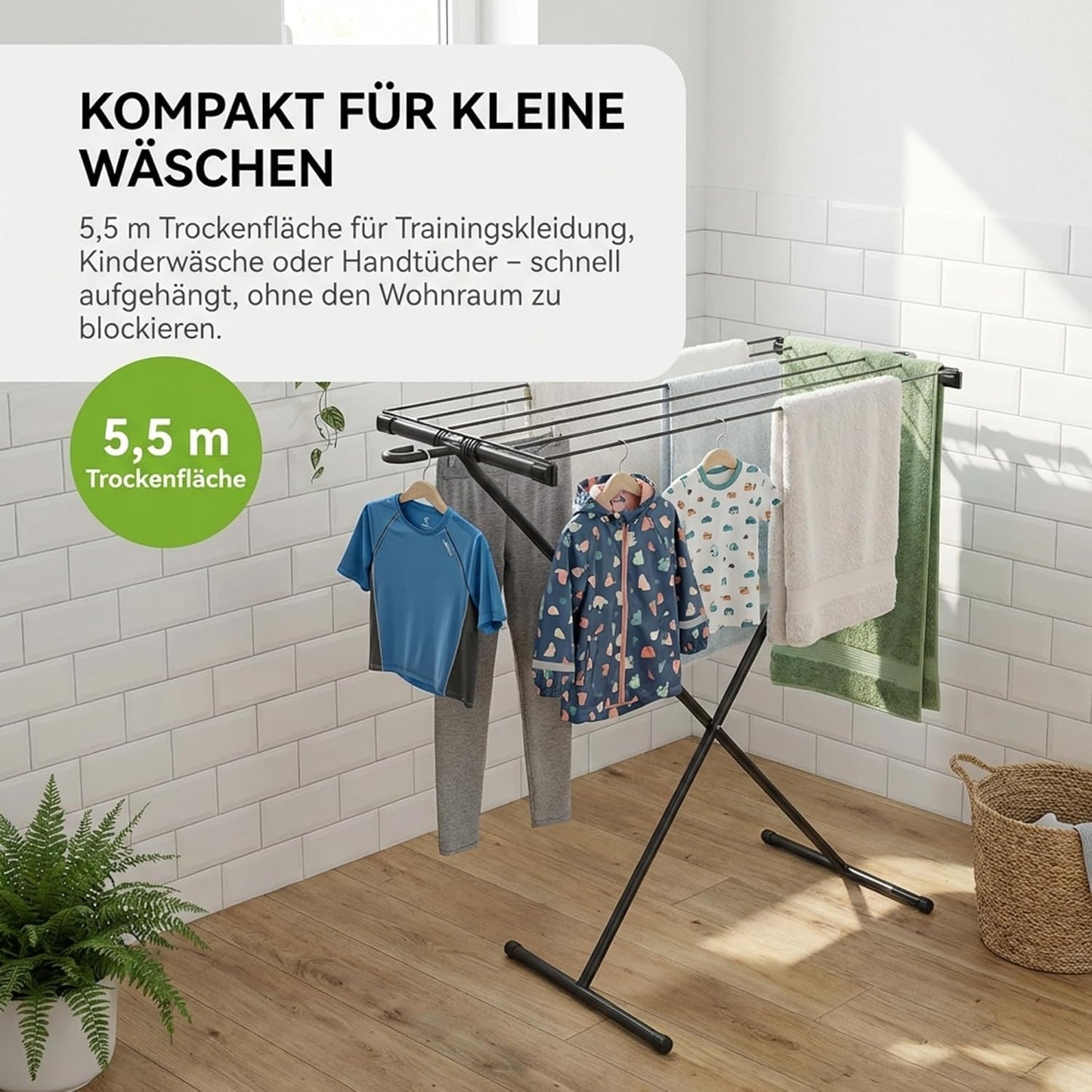 Faltbarer Wäscheständer