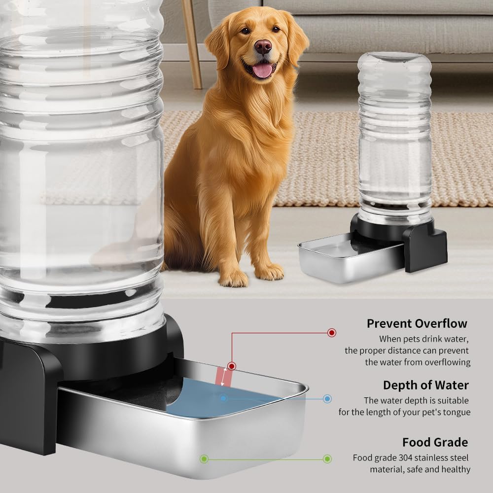 Automatischer Hundewasserspender, 7.2L+Matte