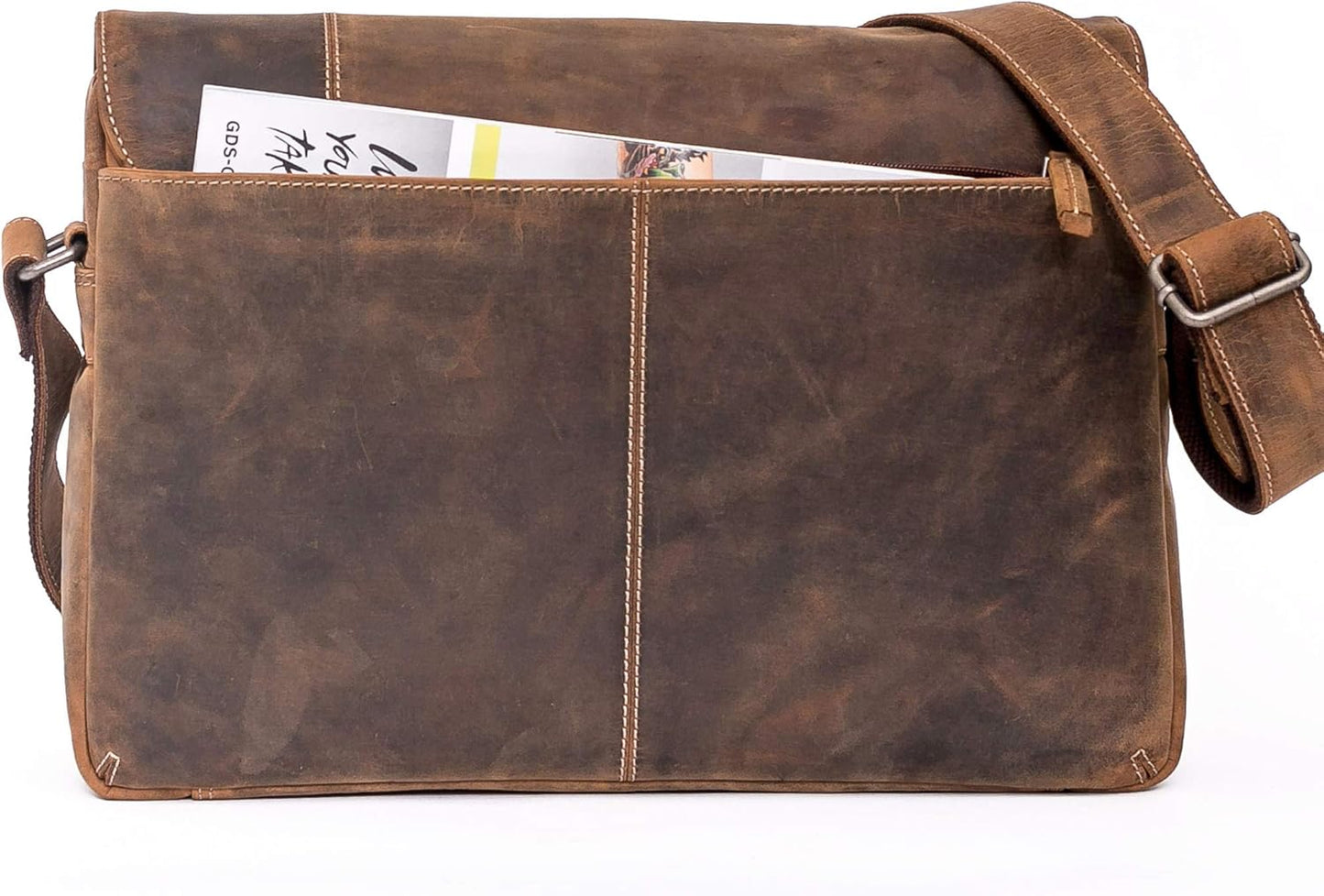Ledertasche mit Laptop Fach, Dylan Vintage