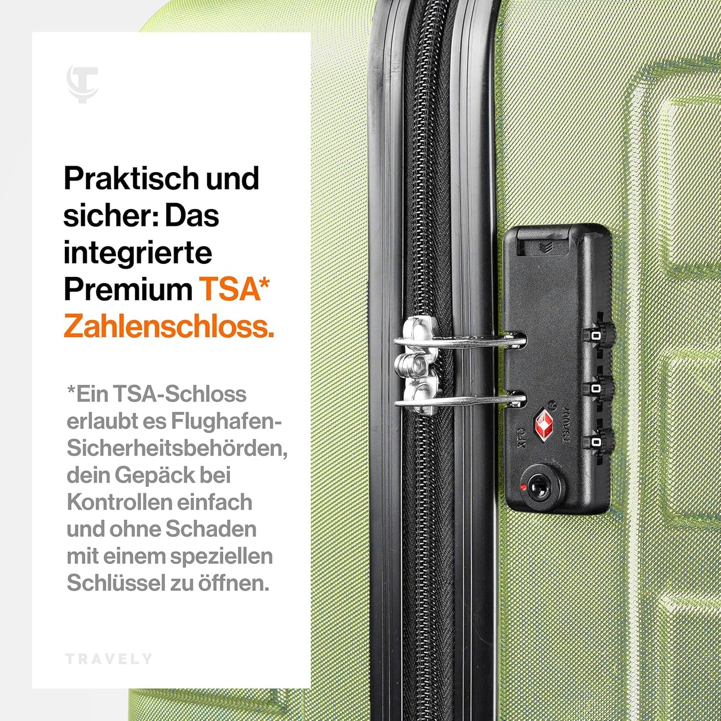 Hartschalenkoffer, XL Nebelgrün
