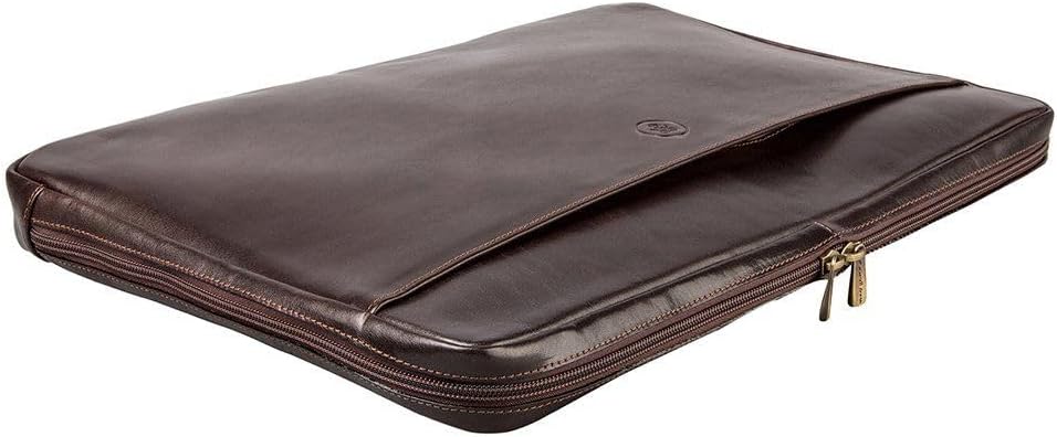 Laptophülle für 17 Zoll, Dunkelbraun