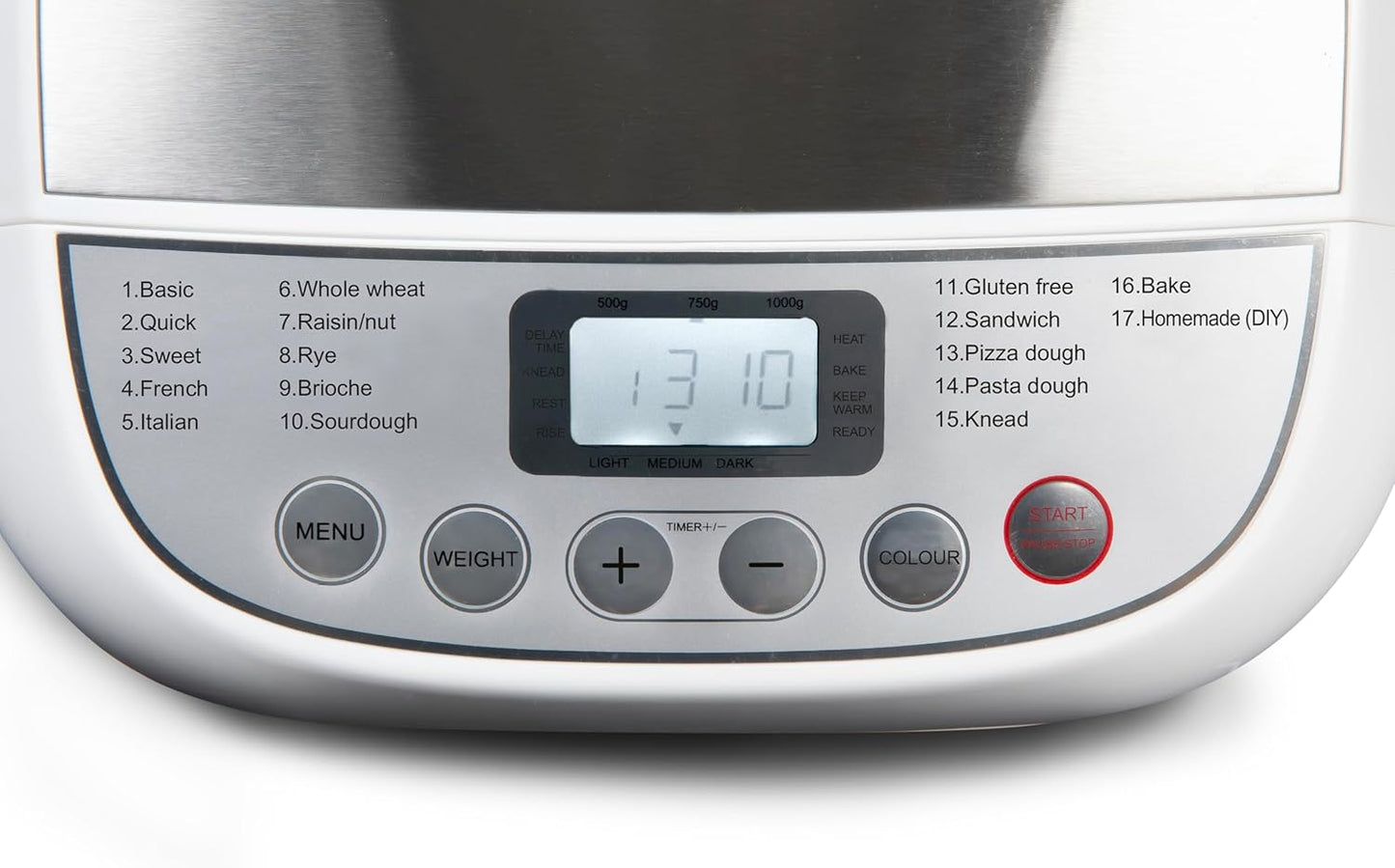Brotbackautomat B3976 mit 17 Programmen & Timer